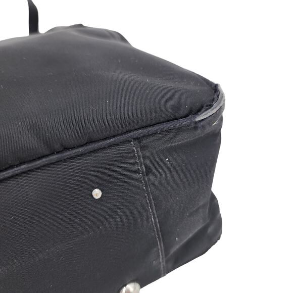 TUMI Black Nylon Leather Trimmed Travel Shoulder Professional Briefcase - Picture 3 of 9